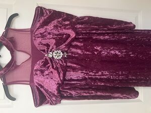 Elegant Velvet Ball Gown